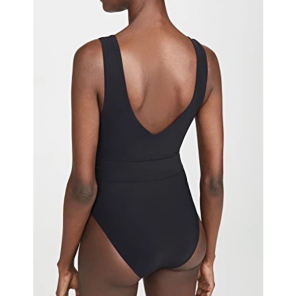 Tory Burch Miller Plunge One Piece Swimsuit - Picture 2 of 16